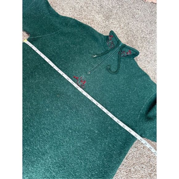 Vintage Victoria’s Secret Country Collection 1/4 Zip Pullover Floral Embroidered - Picture 6 of 10